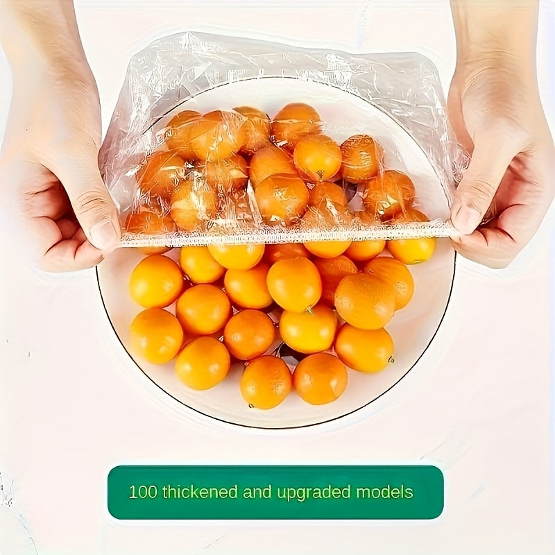 800-Pack Premium Reusable Food Covers | Thick Transparent Plastic with Elastic Seal | Airtight Freshness & Dust\u002FBacteria Blocking | For Bowls\u002FPlates\u002FContainers | Ideal for Fridge\u002FPantry Storage | Individually Packed Value Set