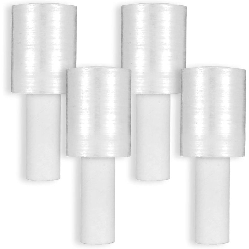 4pcs Heavy Duty Stretch Wrap Film with Handle - 492ft Total (4\