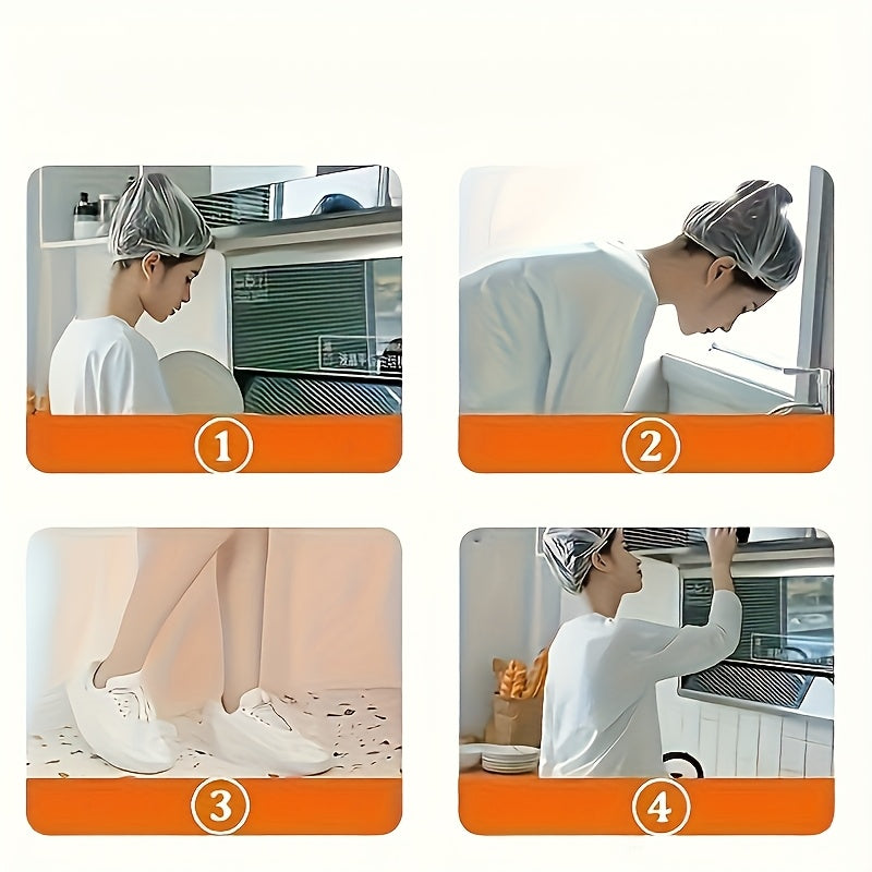 800-Pack Premium Reusable Food Covers | Thick Transparent Plastic with Elastic Seal | Airtight Freshness & Dust\u002FBacteria Blocking | For Bowls\u002FPlates\u002FContainers | Ideal for Fridge\u002FPantry Storage | Individually Packed Value Set