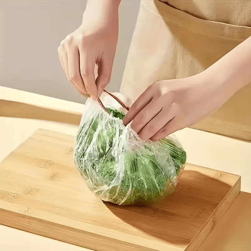 800-Pack Premium Reusable Food Covers | Thick Transparent Plastic with Elastic Seal | Airtight Freshness & Dust\u002FBacteria Blocking | For Bowls\u002FPlates\u002FContainers | Ideal for Fridge\u002FPantry Storage | Individually Packed Value Set
