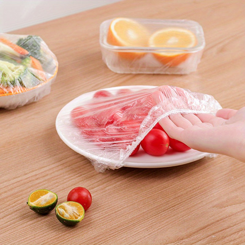 Multifunctional Cling Film Food Grade Cling Film | Multifunctional Disposable Cling Bag, Dustproof & Stretchable Cling Cover for Kitchen Leftovers, Fruits, Picnics & Travel