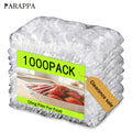 1000 Sheets of Disposable Cling Film, Microwave-Safe Stretch Wrap, Kitchen Food Covering Film, Refrigerator Storage Wrap to Prevent Flavor Mixing, Portable Household And Dormitory Cling Film