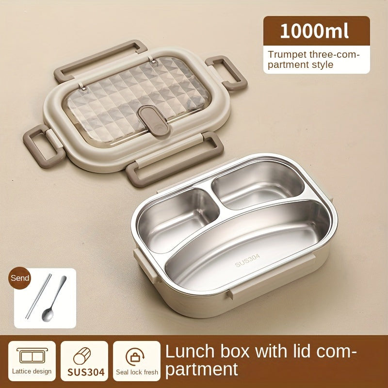 304 Stainless Steel Insulated Lunch Box for Christmas And New Year - Microwave-Safe Bento Box Ideal for Women And Students, Newly Released Portable Lunch Container for Work Or School, Perfect Gift for The Holidays
